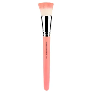 Bdellium Tools Professional Makeup Brush - Pink Bambu Series 957 Precision Kabuki - With Soft Synthetic Fibers, For Versatile Application (Pink, 1pc)