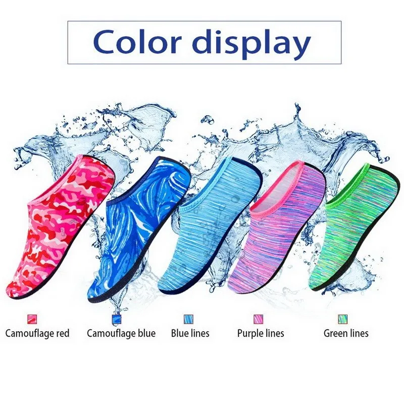Beach Swimming Water Sport Socks Barefoot Sneaker Gym Yoga Fitness Dance Swim Surfing Diving Snorkeling Shoes for Kids Men Women