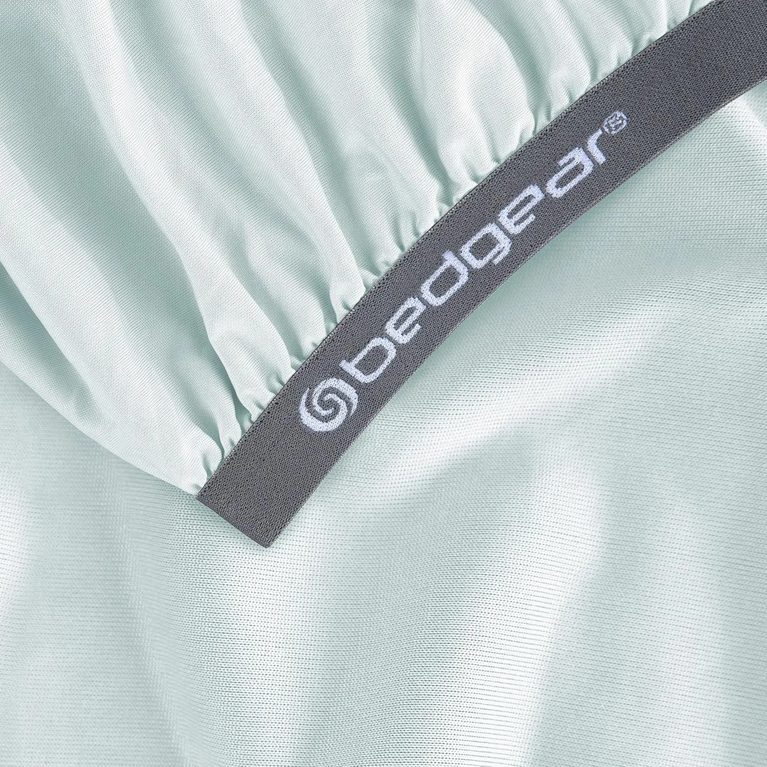 Bedgear Baby Hyper-Linen Performance Crib Sheet - Deflects Heat and Fitted Crib Sheet, Soft and Airy Feel, Light Green