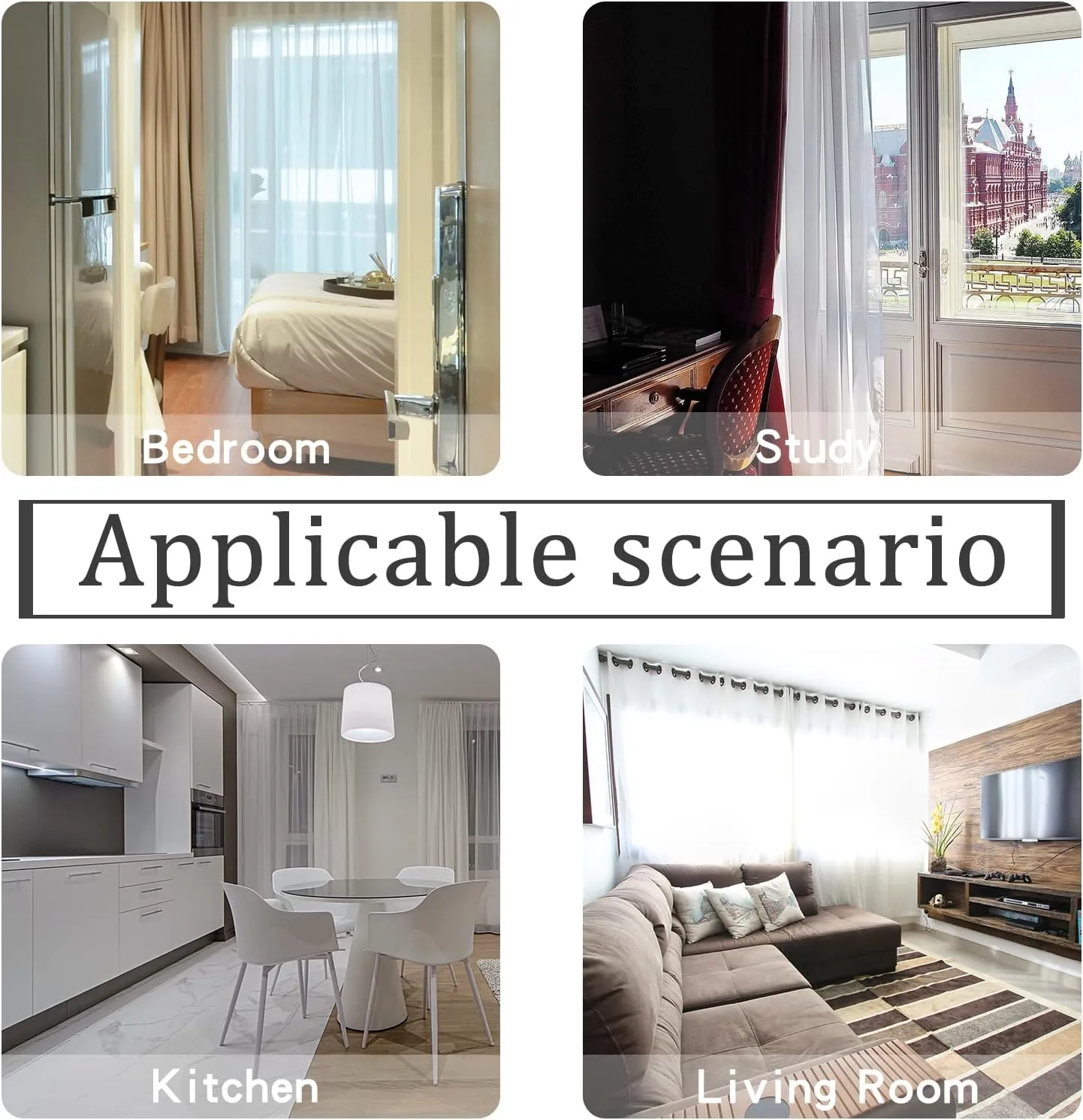 Beige Sheer Curtains 84 Inches Long 2 Panels Translucent Light Filtering Rod Pocket Beige Sheers Voile Curtain Panels for Bedroom Living Room 52x84 Inch Length