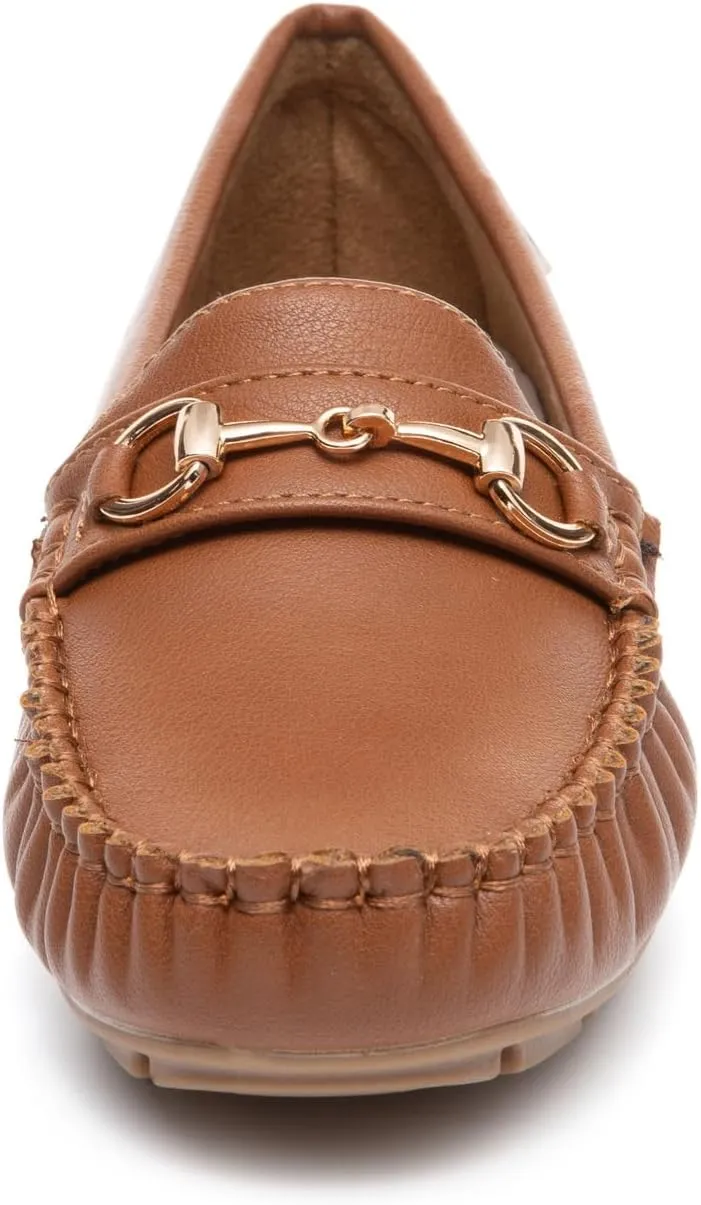 Bernal Women Penny Loafers Casual Comfortable Slip On Flat Shoes Driving Loafers Work Walking Shoes