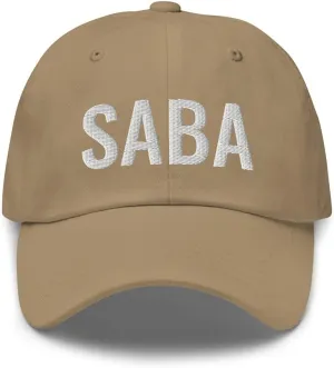 Best Saba Ever Dad Cap - They Call Me Saba Papa in Hebrew Grandfather in Hebrew Embroidered Adjustable Baseball Hat