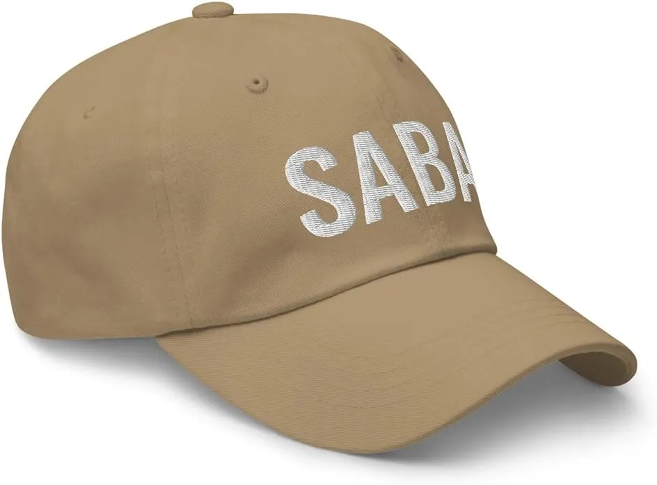 Best Saba Ever Dad Cap - They Call Me Saba Papa in Hebrew Grandfather in Hebrew Embroidered Adjustable Baseball Hat
