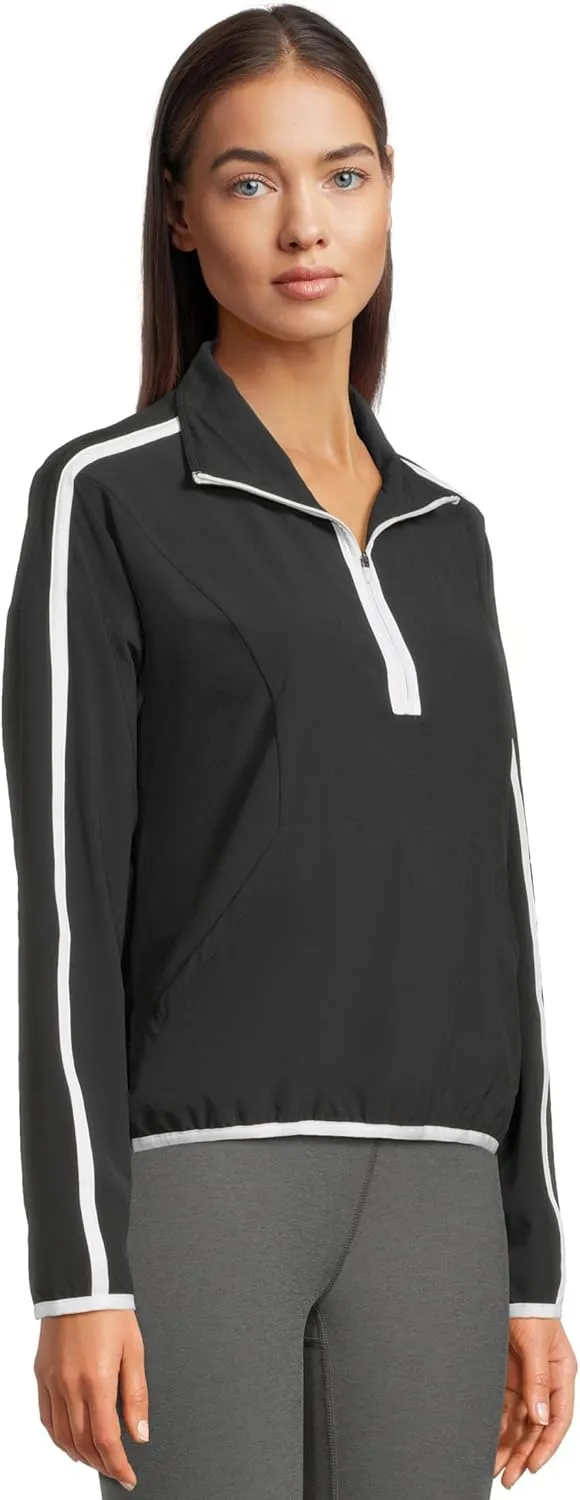 Beyond Yoga Women's Contrast Half Zip Pullover