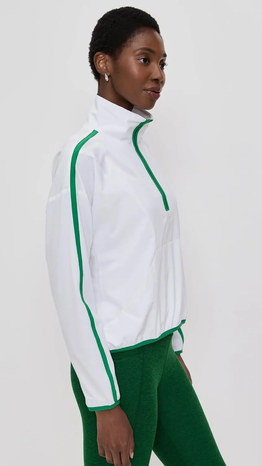 Beyond Yoga Women's Contrast Half Zip Pullover