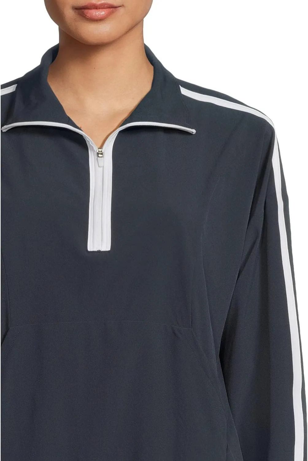 Beyond Yoga Women's Contrast Half Zip Pullover