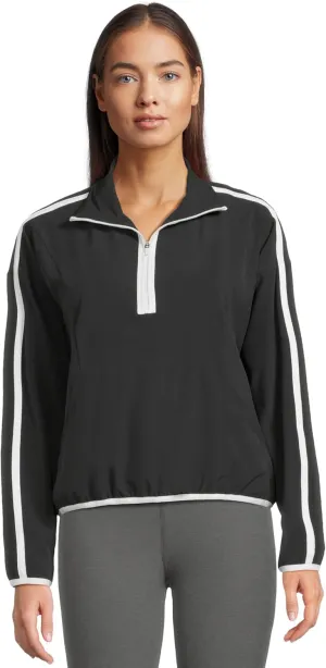Beyond Yoga Women's Contrast Half Zip Pullover