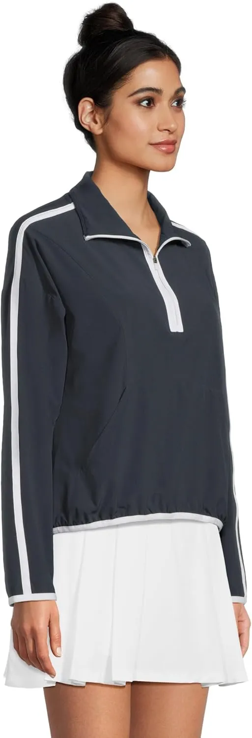 Beyond Yoga Women's Contrast Half Zip Pullover