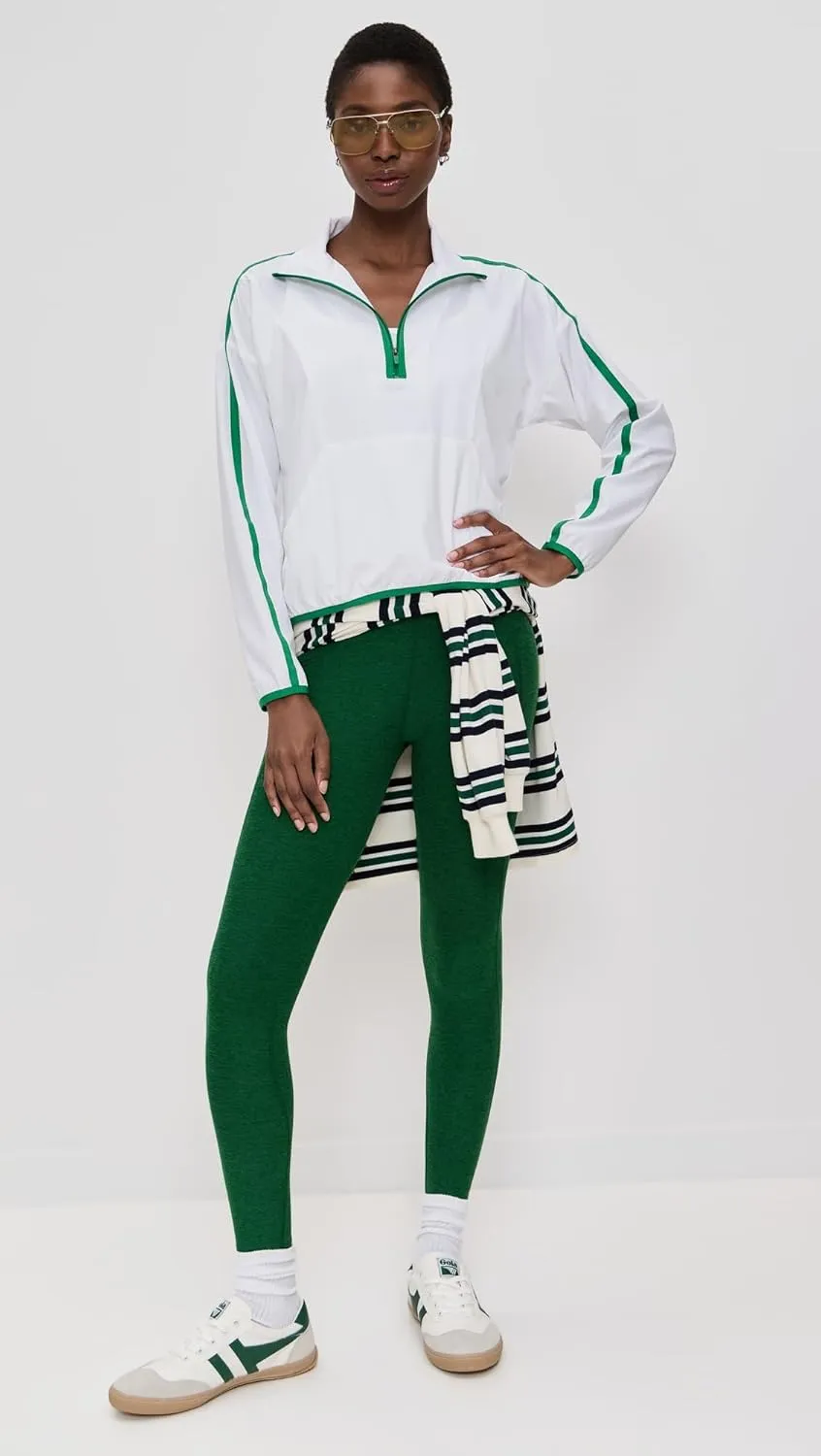 Beyond Yoga Women's Contrast Half Zip Pullover