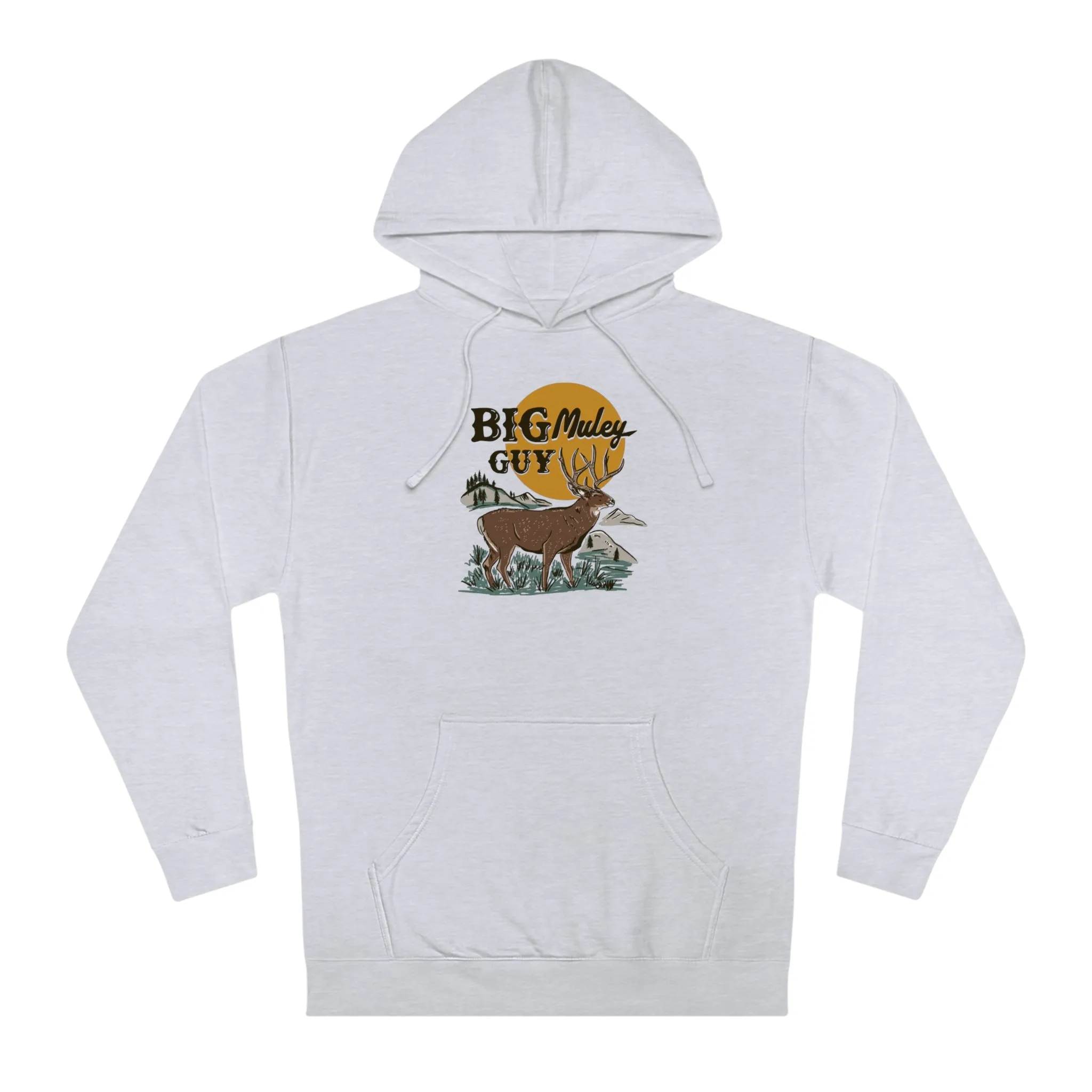Big Mule Deer Guy Hoodie