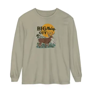 Big Mule Deer Guy Long Sleeve Tee