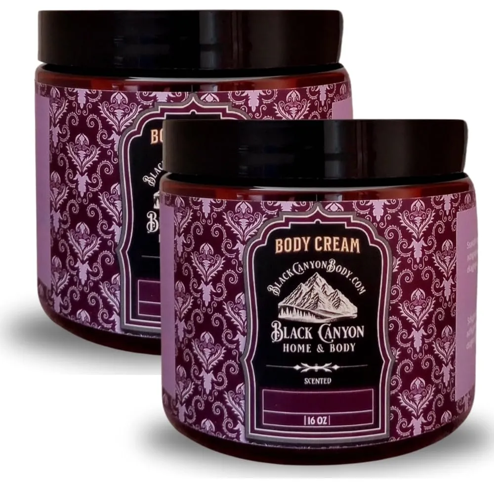 Black Canyon Red Clover & Tea Scented Body Cream, 16 Oz (2 Pack)
