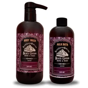 Black Canyon Red Clover & Tea Scented Body Wash & Milk Bath Set