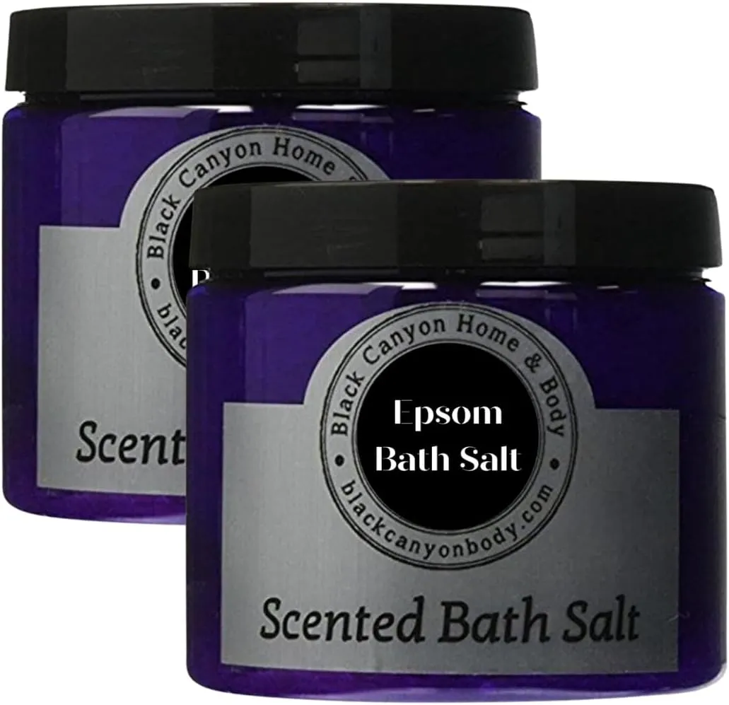 Black Canyon Red Clover & Tea Scented Epsom Salt Bath Soak, 16 Oz (2 Pack)
