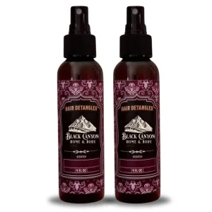 Black Canyon Red Clover & Tea Scented Hair Detangler with Argan Oil, 4 Oz (2 Pack)