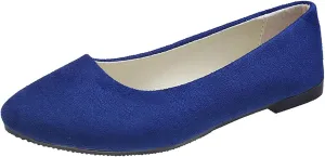 Black Flats for Women Dressy Pointed Toe Ballet Flats Comfortable Classic Flat Shoes for Women Faux Suede Walking Flats Shoes