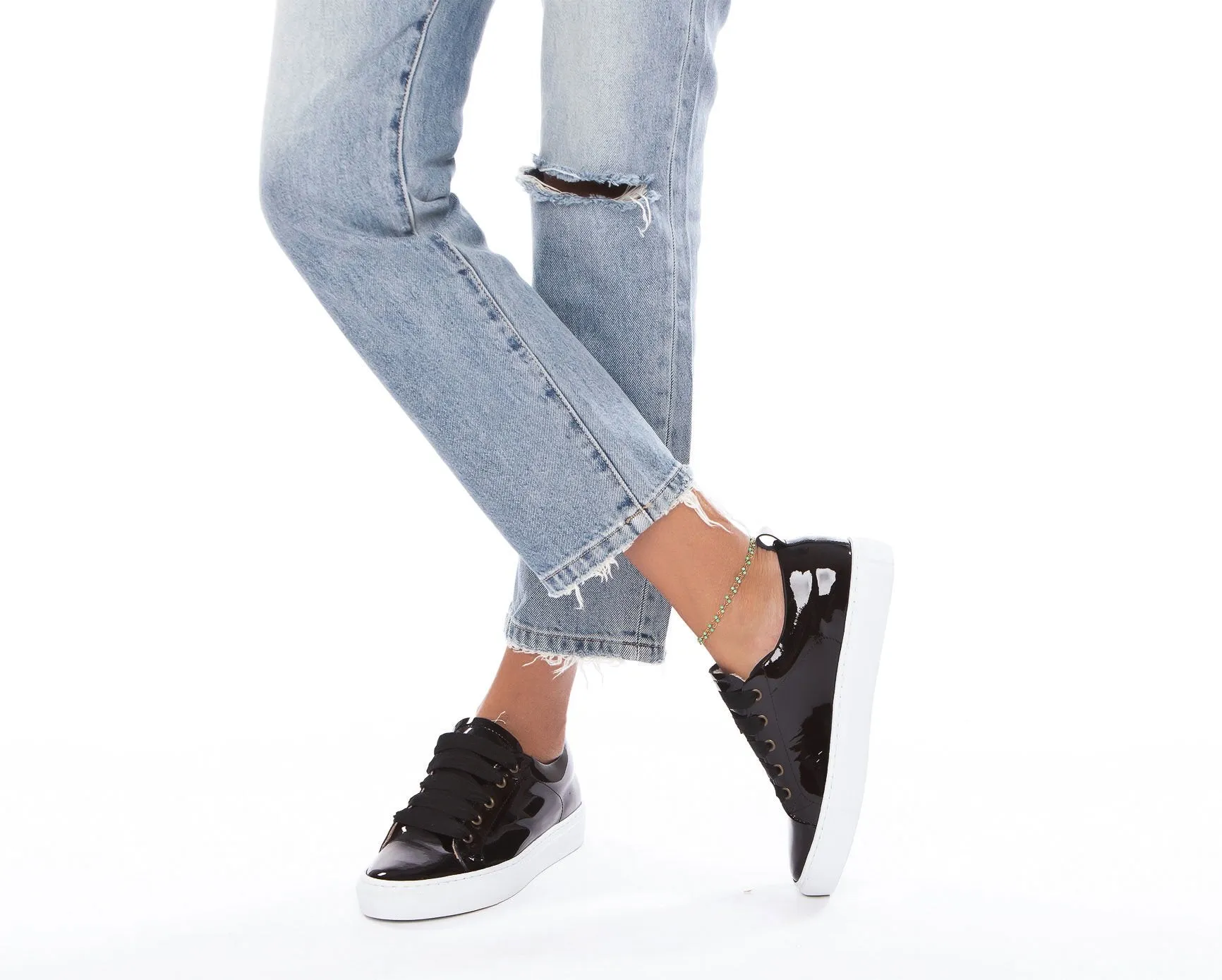 Black Fully integrated - Smart technology York Sneakers Flat - New