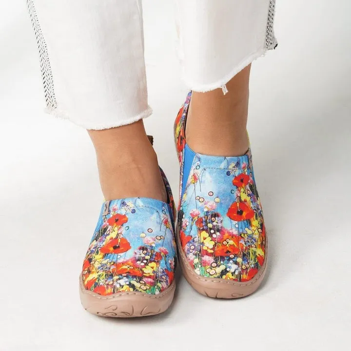 Blue Wildflowers  Slip-On