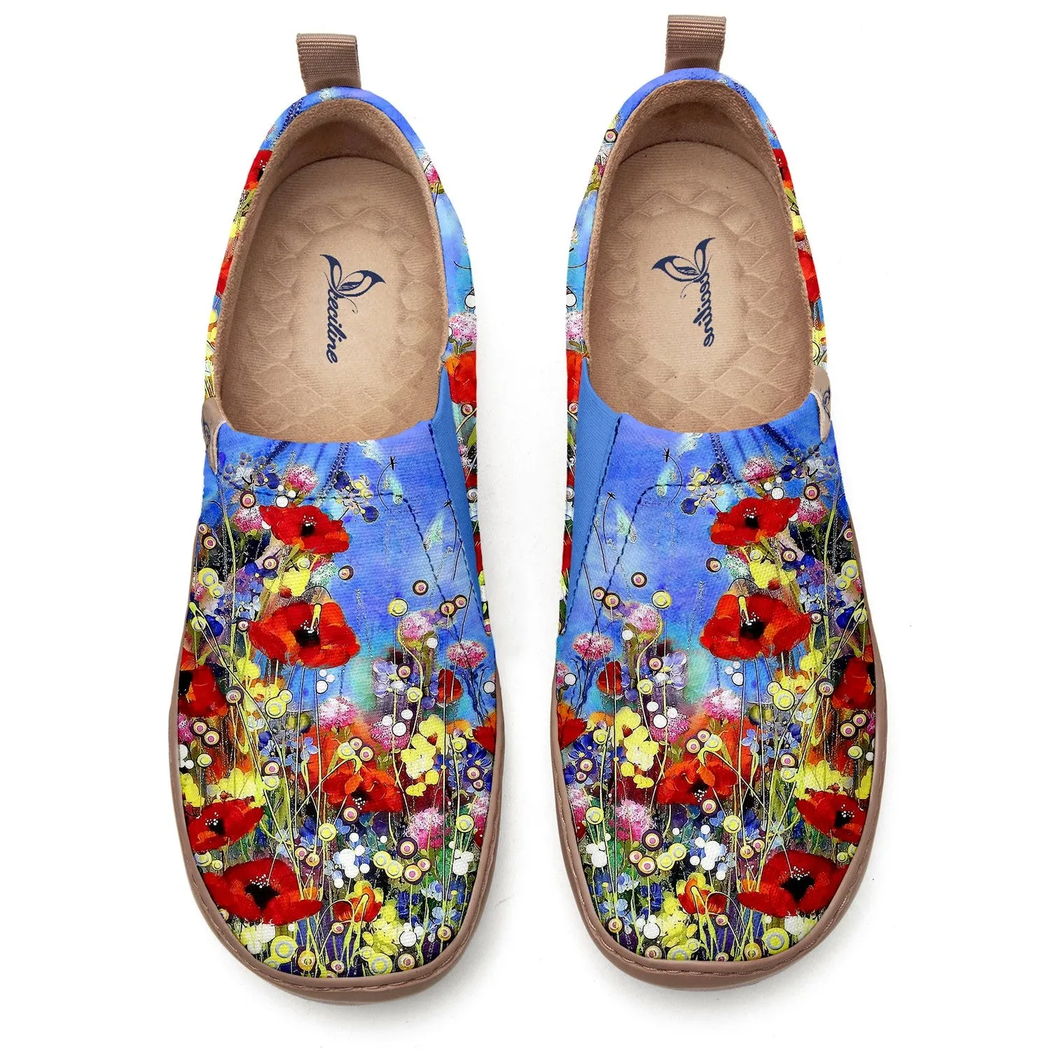 Blue Wildflowers  Slip-On