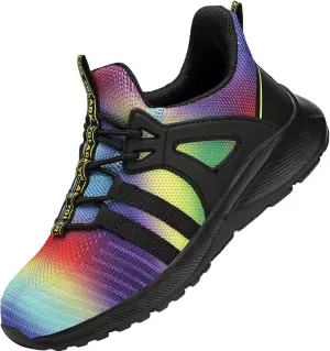 Boys Girls Sneakers for Kids Non-Slip Tennis Shoes Fashion Lightweight Breathable Running Sport Athletic