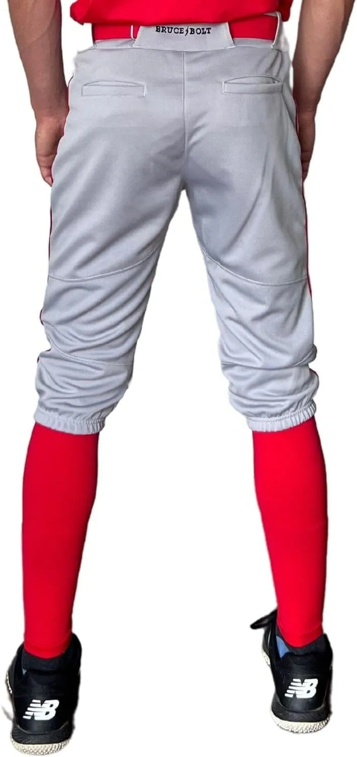BRUCE BOLT Men's Premium Pro Baseball Knicker Pant - Multiple Colors - Adult Sizes