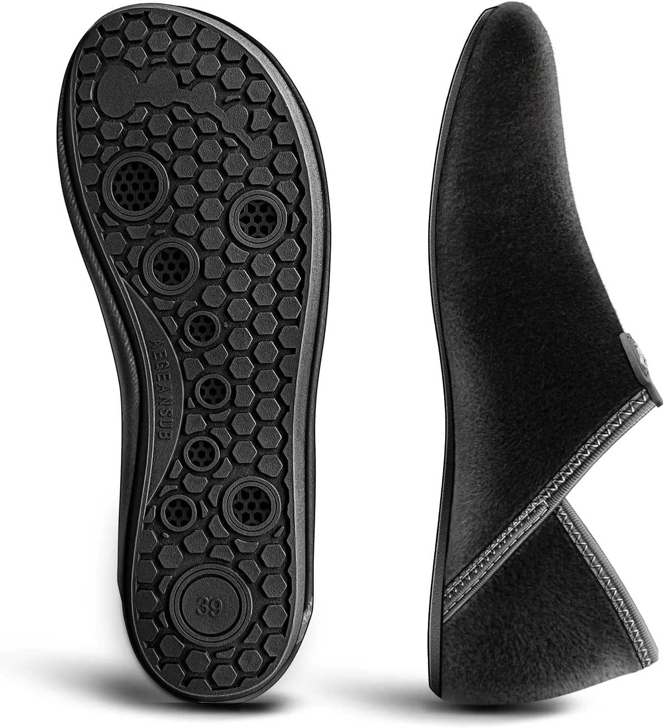 BULLIANT Women Slippers Socks, Slip on Shoes for Women Barefoot Yoga Shoe Comfortable Stretch Fit