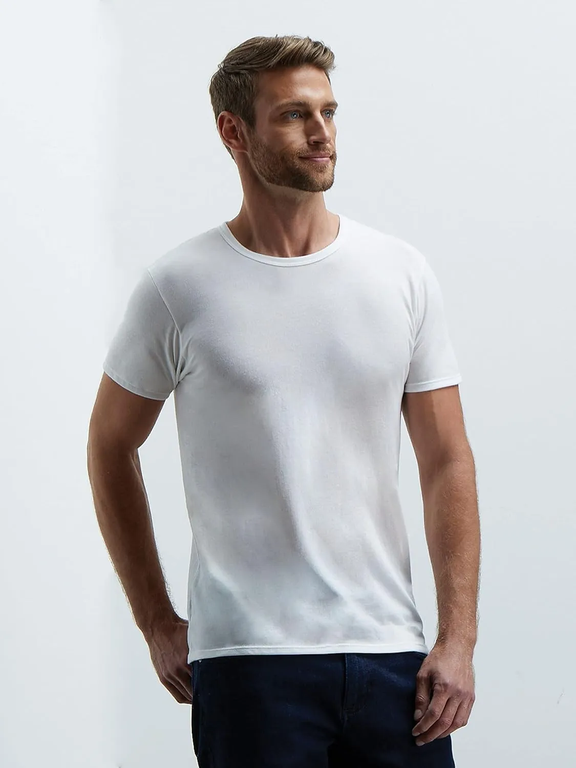 BVD Men’s Ring Spun Cotton Undershirts (Tag Free & Super Soft)