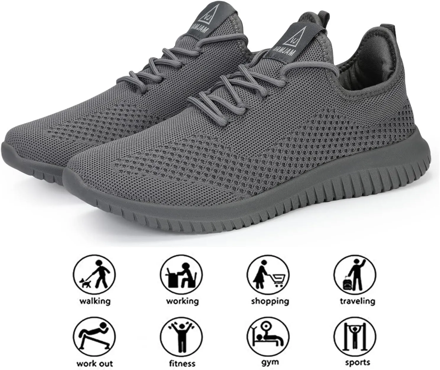 BXYJDJ Men's Running Shoes Walking Trainers Sneaker Athletic Gym Fitness Sport Shoes Lightweight Casual Working Jogging Outdoor Shoe