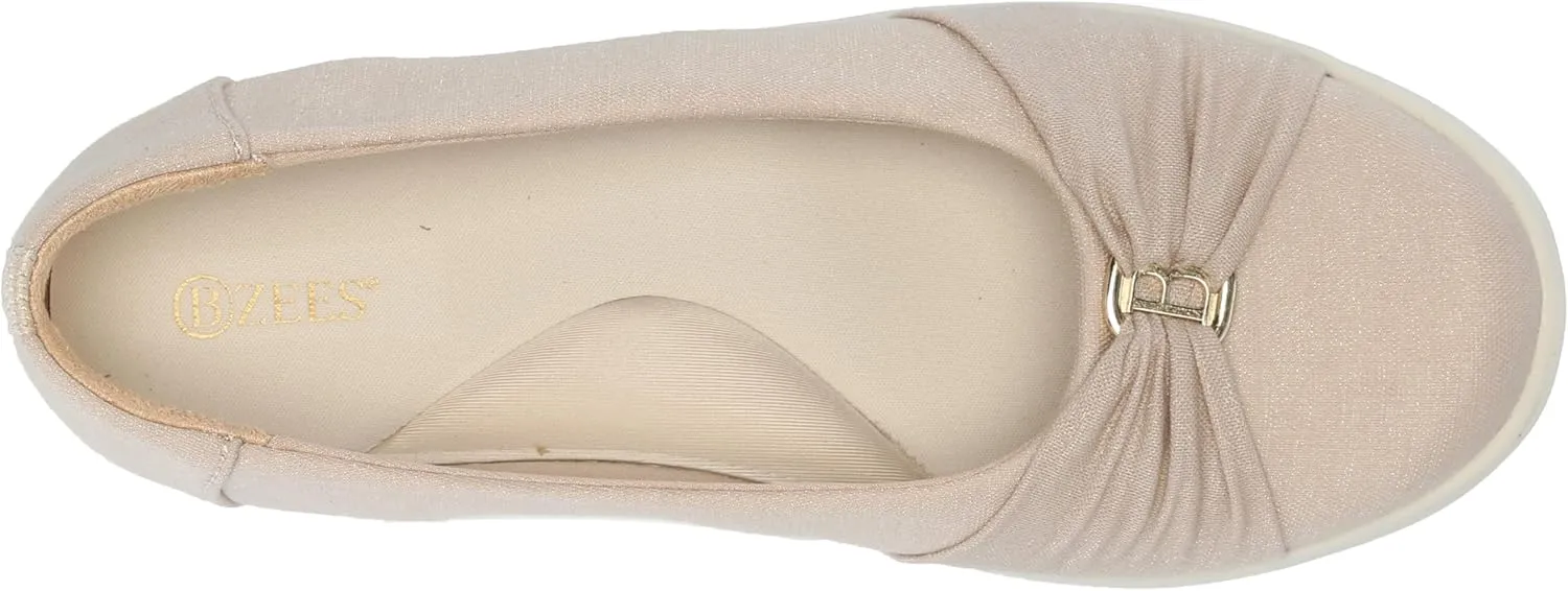 BZees Women's Paige Machine Washable Slip on Loafer