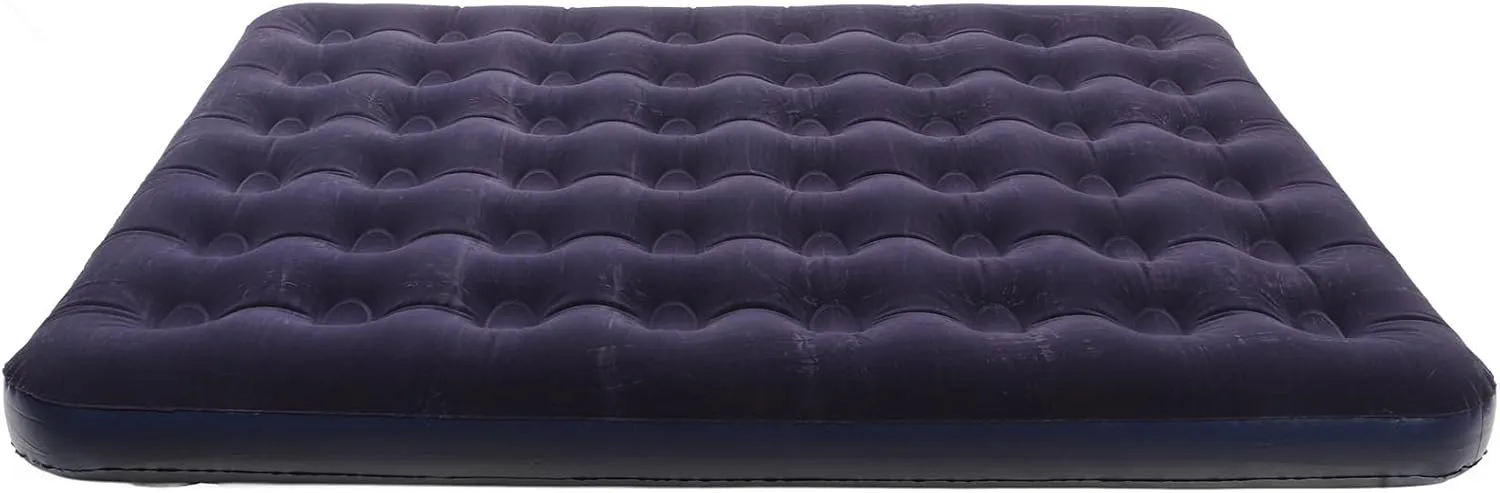 Camping Sleeping Pads Flocked Two Person Widen Mattress Inflatable Sleeping Pad Camping Mattress Pad for Car Dorm Travel