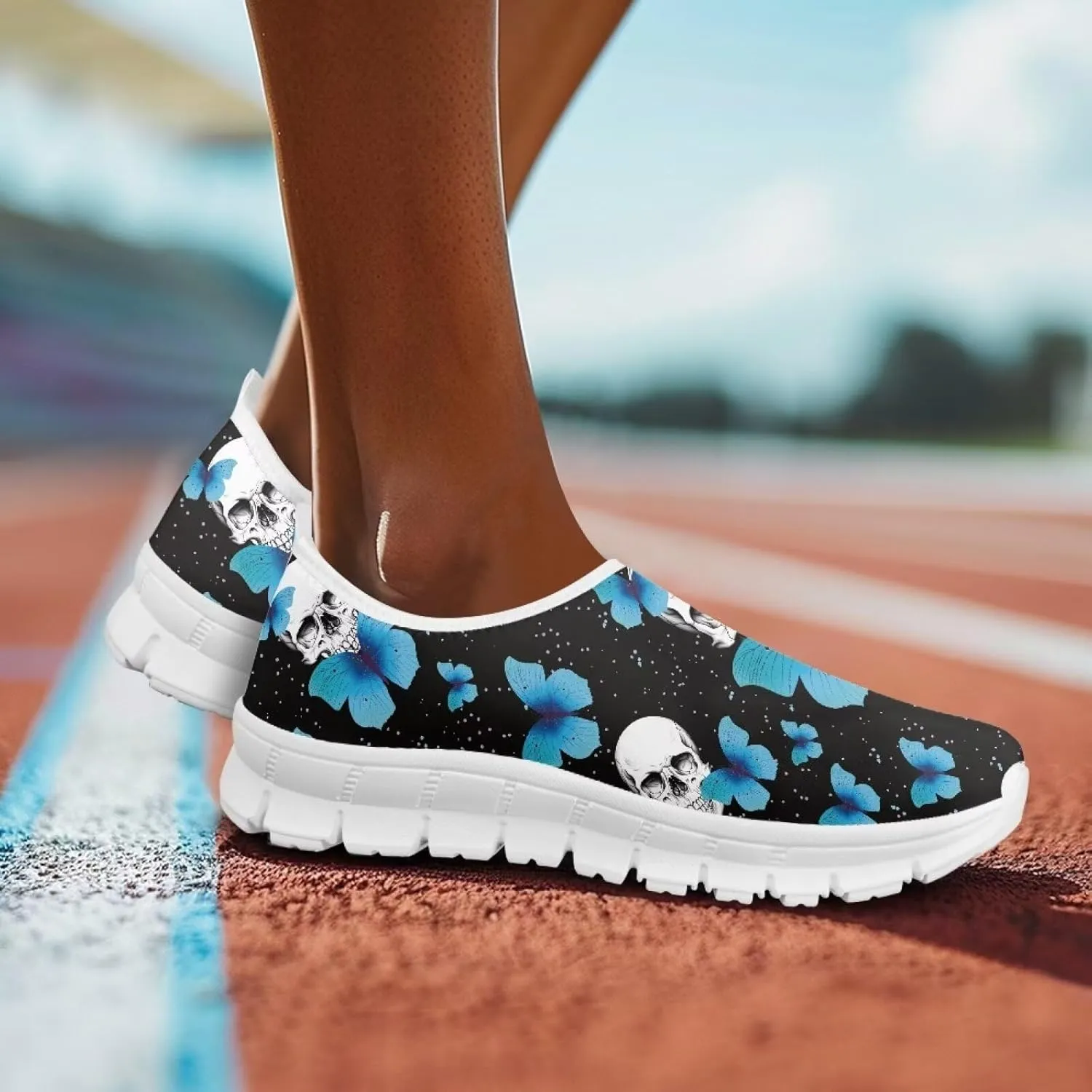 Canvas Sports Shoes for Women Low Top Casual Sneakers for Women Fashion Comfortable Walking Shoes（White Sole）