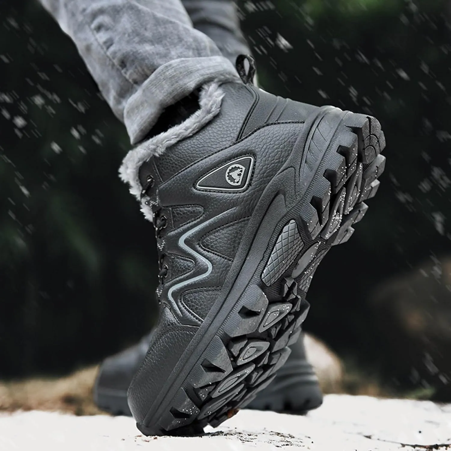 Casual Shoes for Men Soft Cushions Athletic Hiking Mountaineering Solid Color Lightweight Mens Sneaker