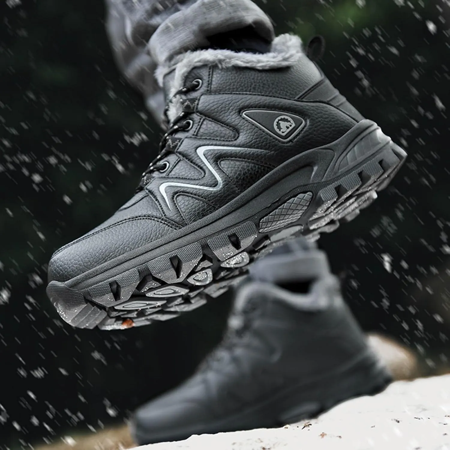 Casual Shoes for Men Soft Cushions Athletic Hiking Mountaineering Solid Color Lightweight Mens Sneaker
