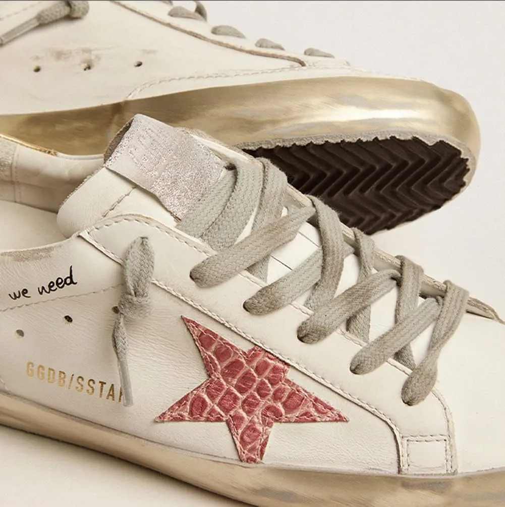 Casual Sneakers for Women Classic Retro Flat Trainers Comfortable Leather Lace-up Sport Shoes