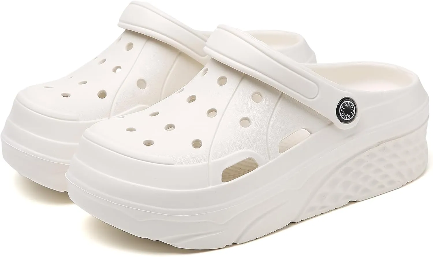 CERYTHRINA Gardener Platform Clogs Slippers Hight Heels Mules Clog Slip on Wedge Sandals