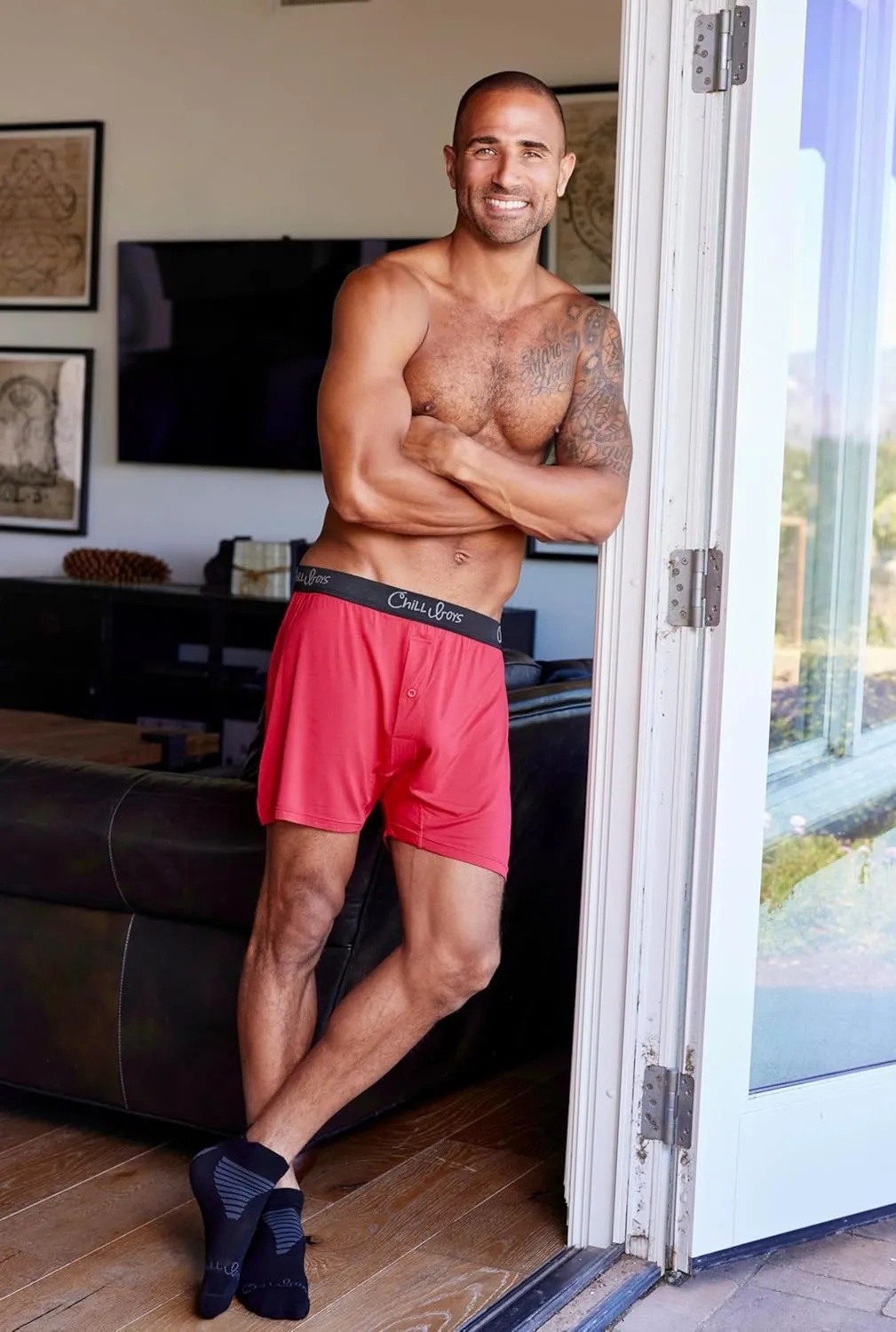 Chill Boys Viscose from Bamboo Boxers for Men - Cool Comfortable, Soft Breathable Men's Underwear - Boxer Shorts