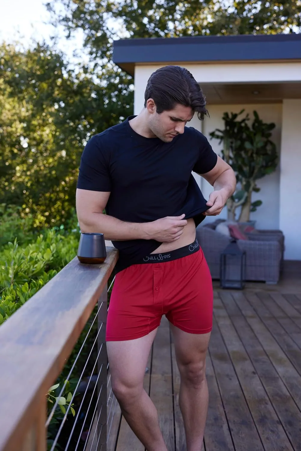 Chill Boys Viscose from Bamboo Boxers for Men - Cool Comfortable, Soft Breathable Men's Underwear - Boxer Shorts