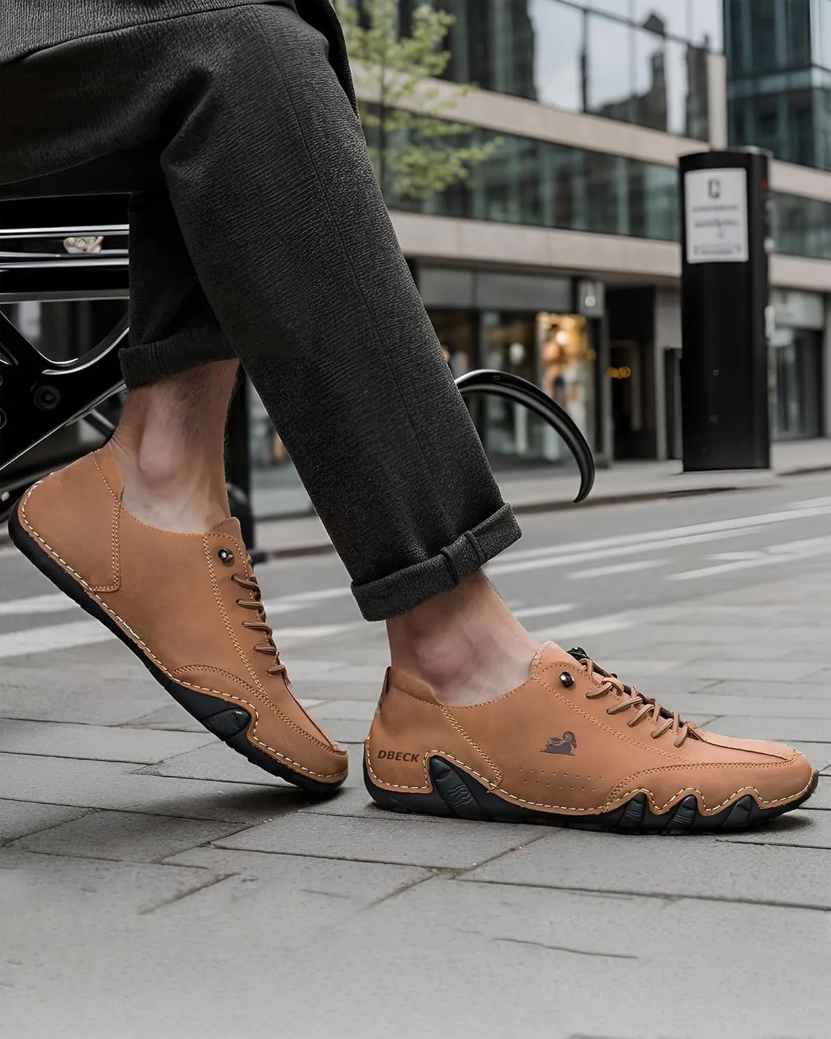 Chromatrail Walker Comfortable Barefoot Walking Shoes for Men Fashion Casual Lightweight Commute Shoes Slip-on Minimalist