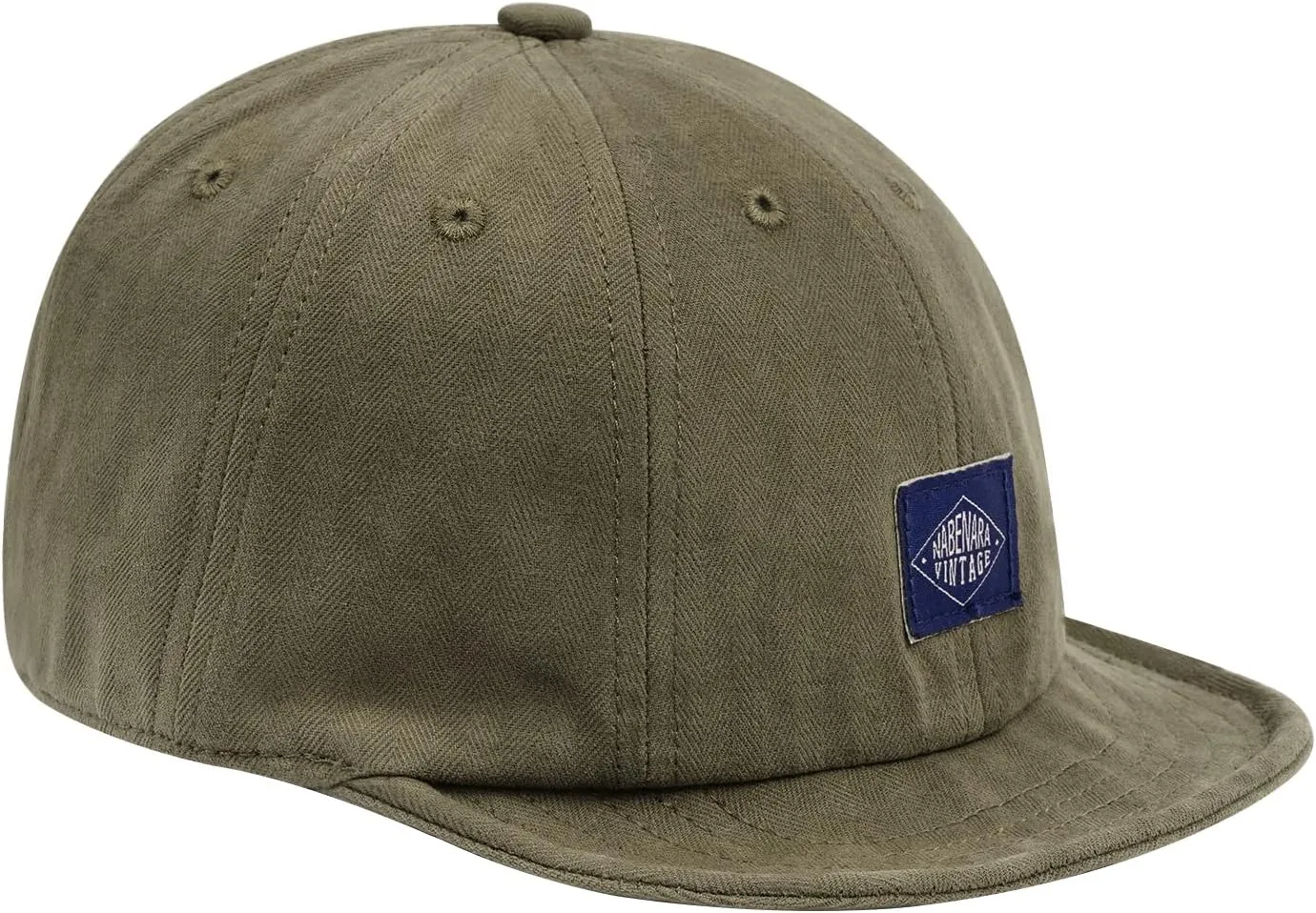 Clakllie Soft Short Brim Hats for Men Low Profile Baseball Cap Casual Trucker Hat Moisture Wicking Outdoor Running Hat