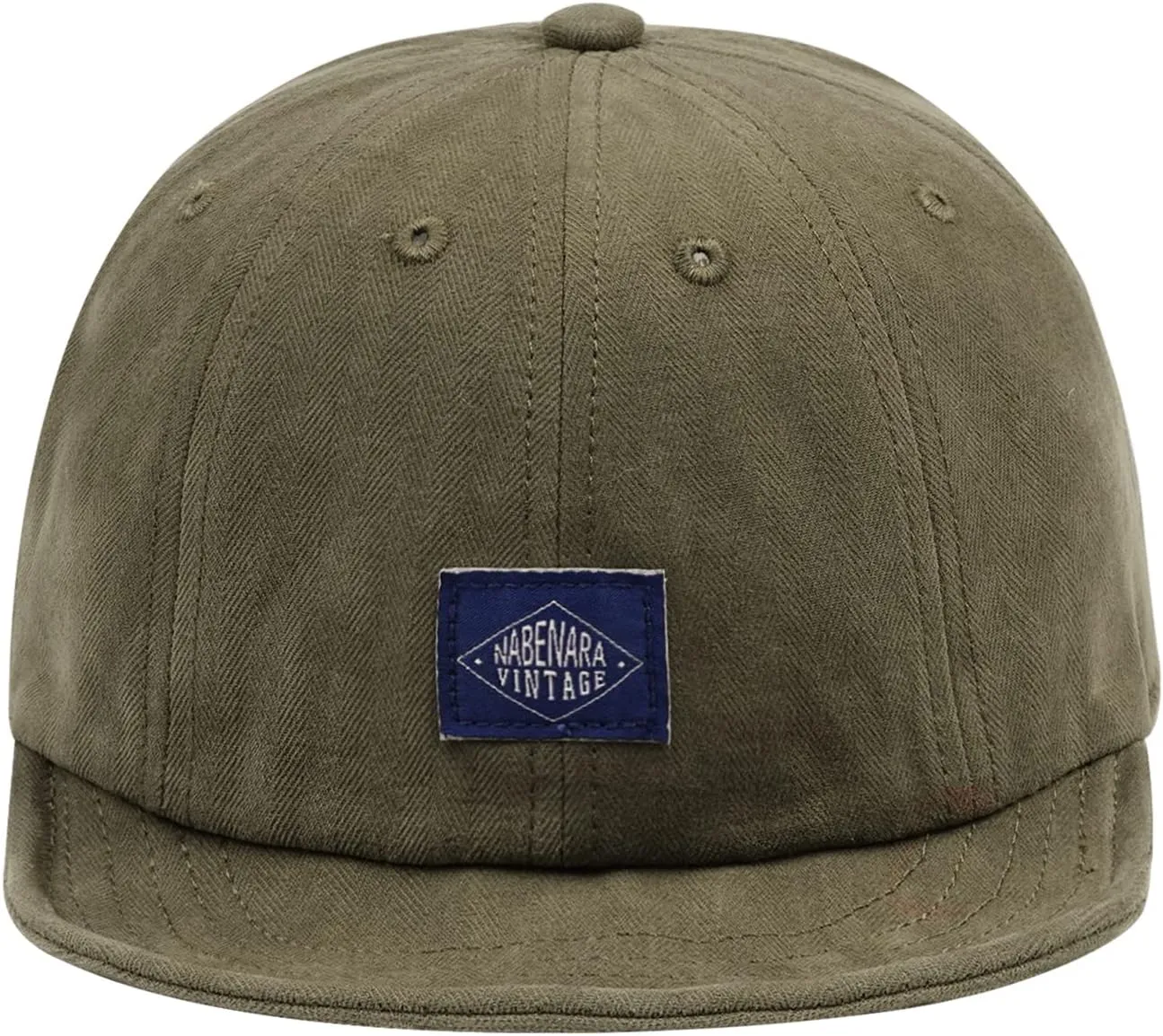 Clakllie Soft Short Brim Hats for Men Low Profile Baseball Cap Casual Trucker Hat Moisture Wicking Outdoor Running Hat