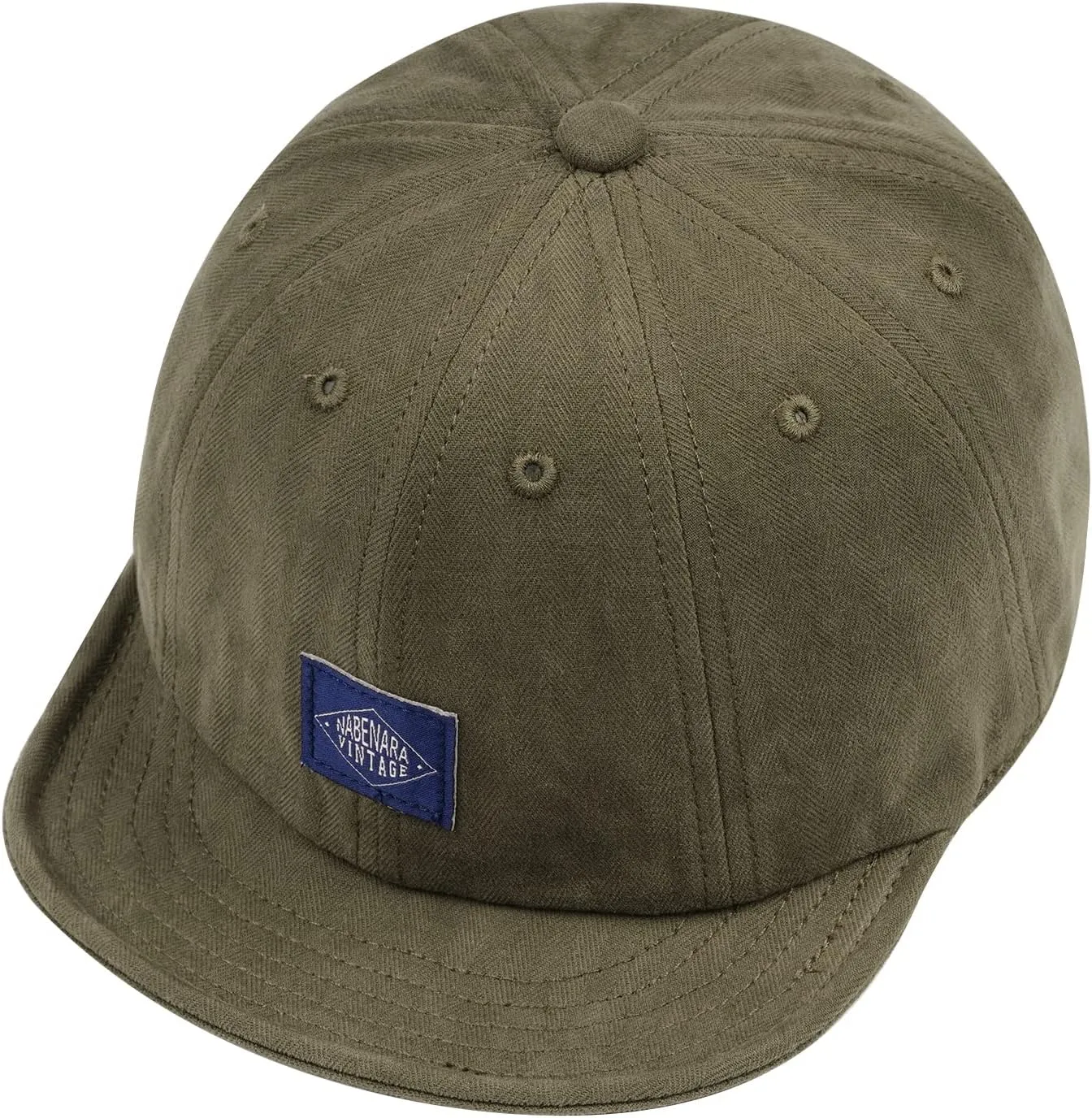 Clakllie Soft Short Brim Hats for Men Low Profile Baseball Cap Casual Trucker Hat Moisture Wicking Outdoor Running Hat