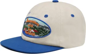 CLAPE Vintage Snapback Hat Flat Bill Unstructured Baseball Cap Soft Cotton Dad Hat Street Hip Hop Camp Trucker Hat