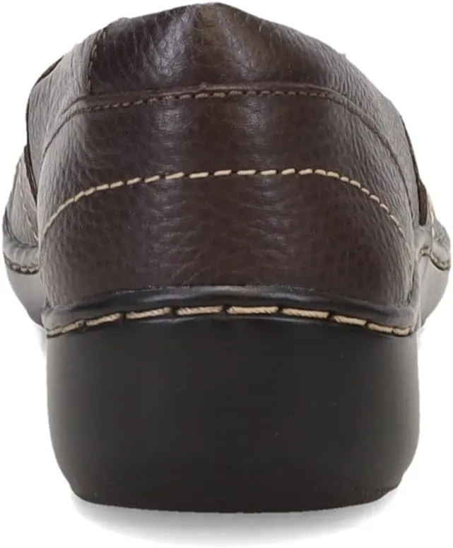 Clarks Cora Meadow Casual Slipon Womens Slip On 85 BM US Dark Brown