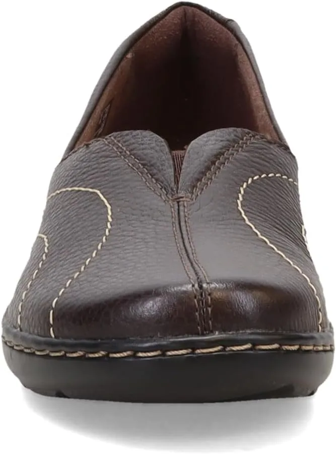 Clarks Cora Meadow Casual Slipon Womens Slip On 85 BM US Dark Brown