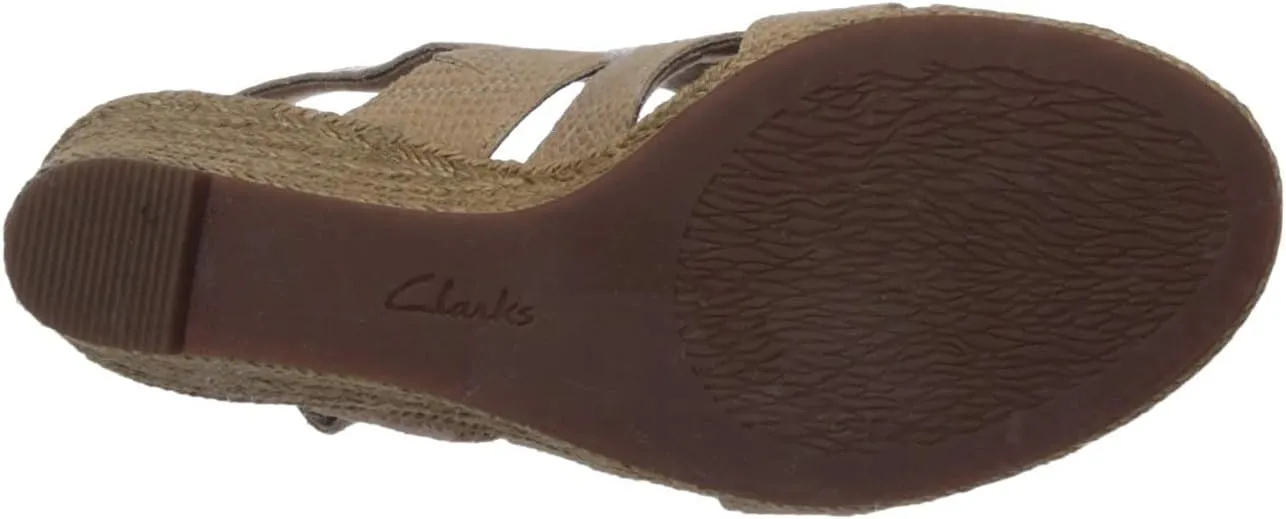 Clarks Women's Lafley Krissy Espadrille Wedge Sandal