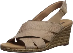 Clarks Women's Lafley Krissy Espadrille Wedge Sandal