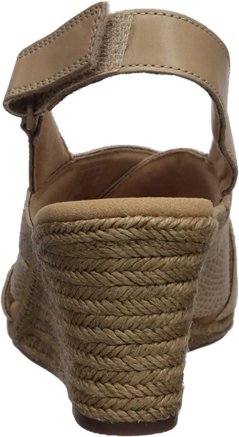 Clarks Women's Lafley Krissy Espadrille Wedge Sandal