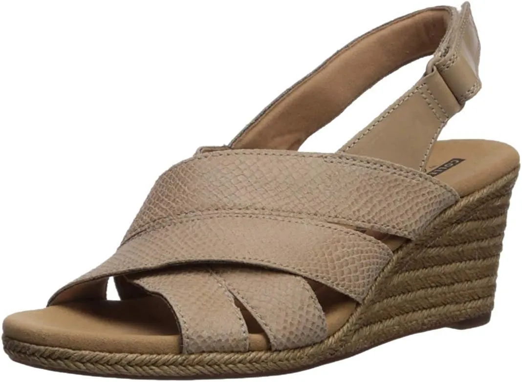Clarks Women's Lafley Krissy Espadrille Wedge Sandal