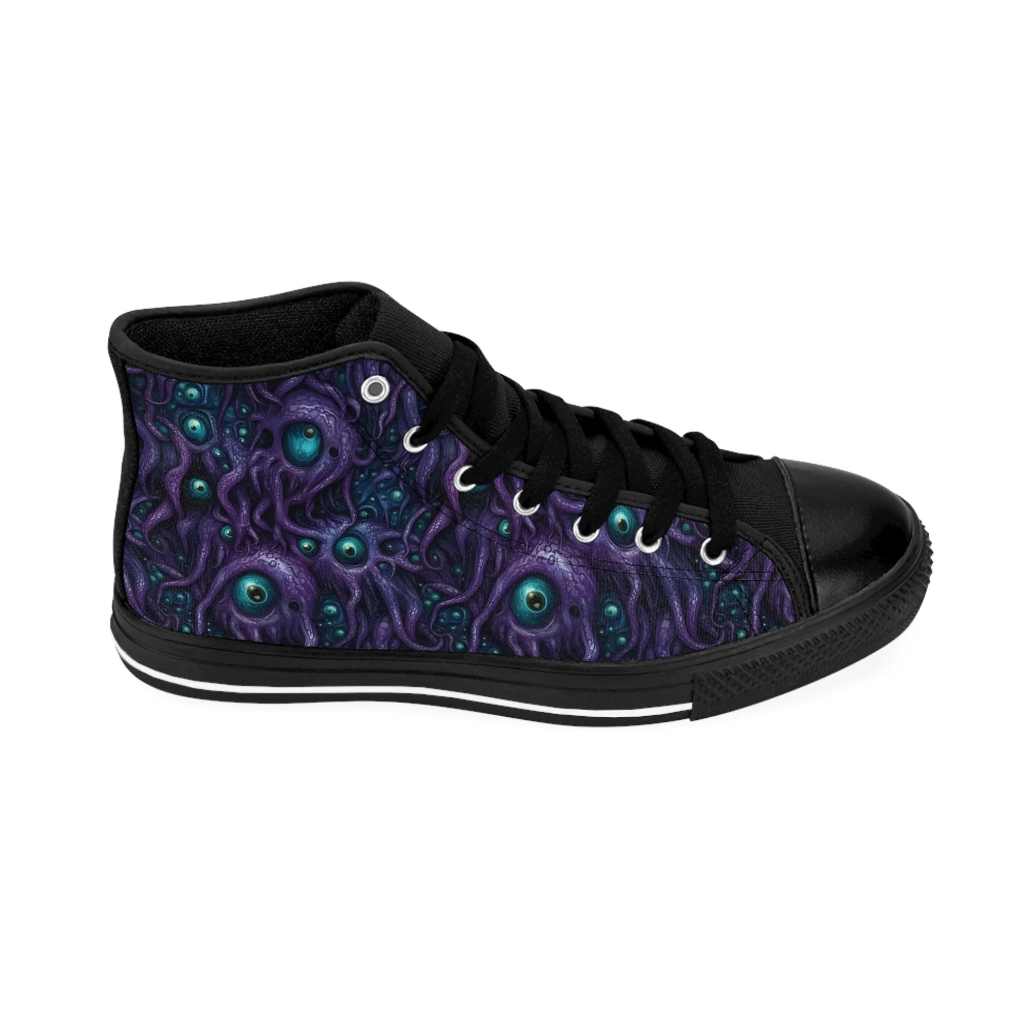 Classic sneakers Purple Tentacloid with Eyes