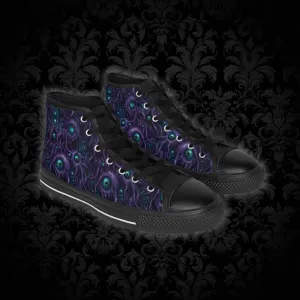 Classic sneakers Purple Tentacloid with Eyes